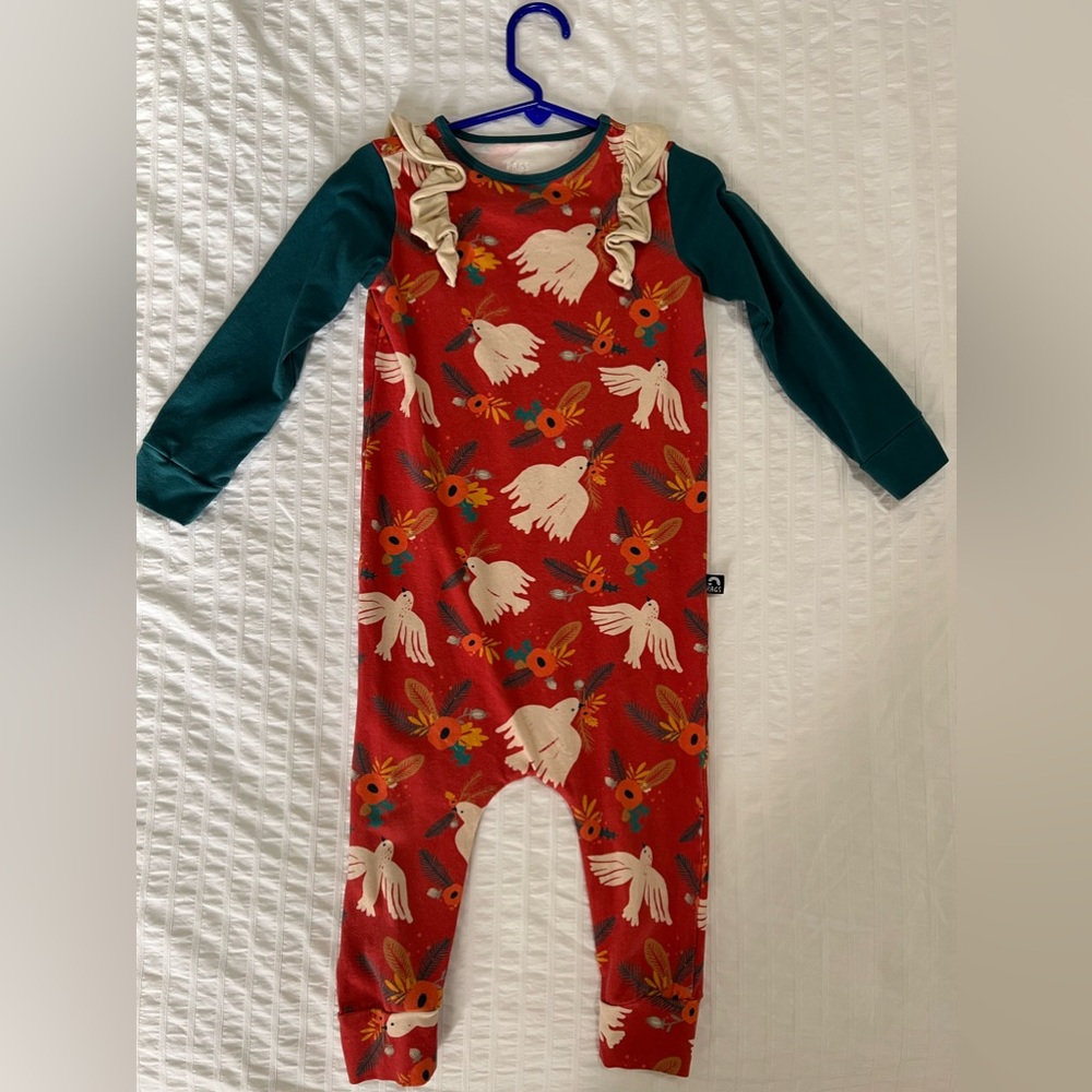 Rags Ruffle Shoulder Romper